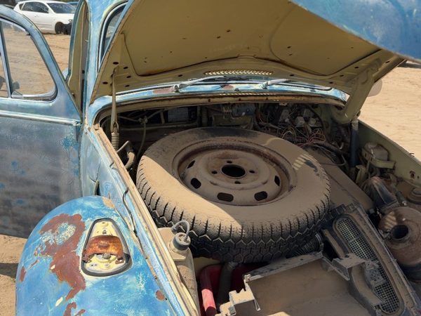 1953-1977 Vw Super Beetle Pair Of Frunk Hinges Right Left Set Assembly Oem Blue — photo 3