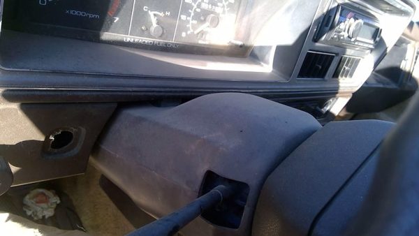 81-86 Pup Pickup Steering Column Trim Surround Collar Oem Plastic Housing Brown — photo 7