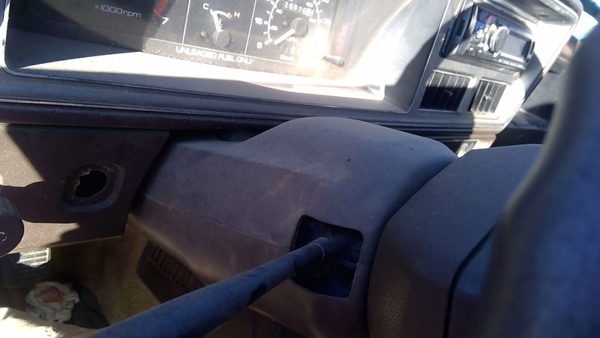 81-86 Pup Pickup Steering Column Trim Surround Collar Oem Plastic Housing Brown — photo 9