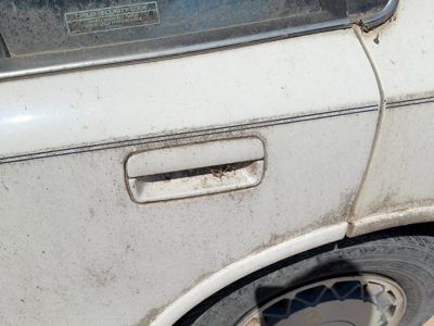 1991-1999 Olds Eighty Eight Driver Left Rear Outside Door Handle Oem Back White