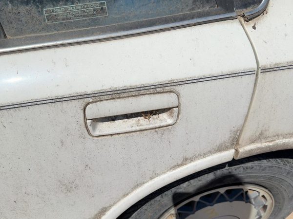 1991-1999 Olds Eighty Eight Driver Left Rear Outside Door Handle Oem Back White — photo 1