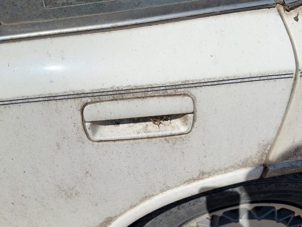 1991-1999 Olds Eighty Eight Driver Left Rear Outside Door Handle Oem Back White — photo 2