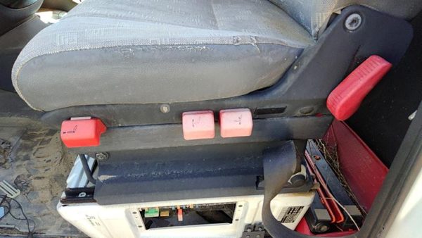 03-06 Dodge Sprinter Van 3500 Driver Left Side Seat Trim Panel Oem Gray Aa — photo 2