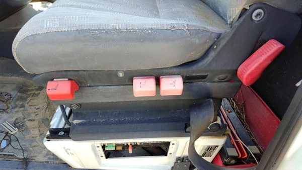 03-06 Dodge Sprinter Van 3500 Driver Left Side Seat Trim Panel Oem Gray Aa — photo 1
