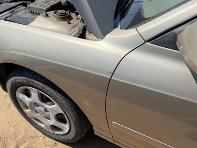 2001-2006 Hyundai Elantra Driver Left Front Fender Oem Prime Beige Ko 663102D031