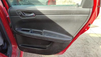09-16 Impala Passenger Right Rear Door Trim Panel With Switches Back Ebony 19C