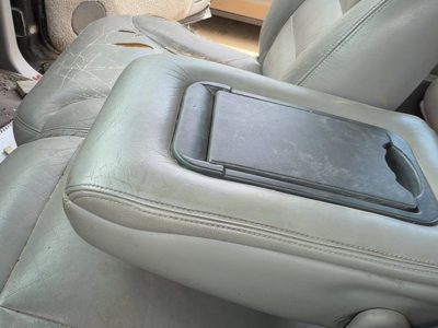 1997 Chevy Silverado 1500 Center Console Jump Seat Assembly Oem Gray