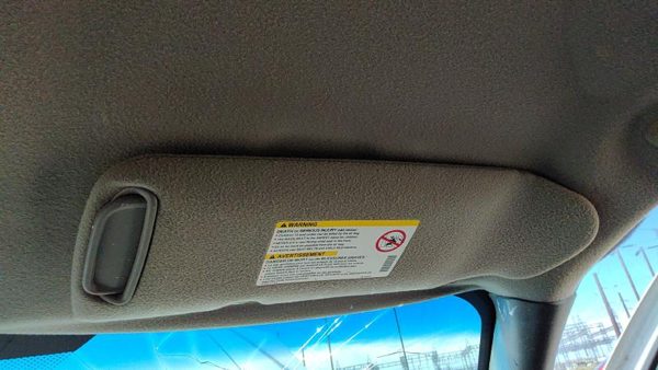2000-2002 Chevy Silverado 2500 Hd Passenger Right Sun Visor Oem Graphite 12D — photo 4
