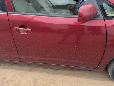 2005 Toyota Prius Front Door RH Salsa Red 3Q3