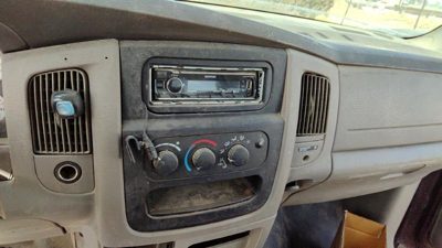 04-05 Dodge Ram 2500 Trim Bezel Around Radio Surround Dash Panel Oem Taupe L5