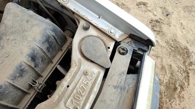 85-95 Volvo 740 Windshield Washer Fluid Reservoir With Pump Oem Wiper Tank