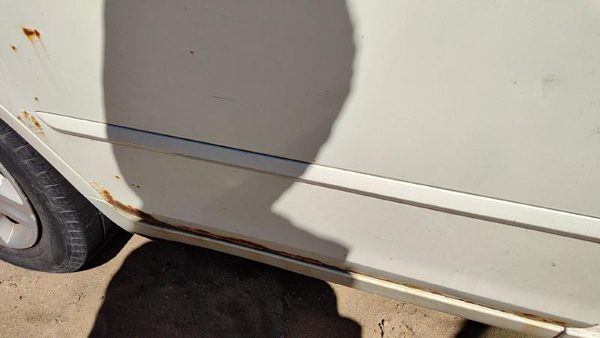 03 Altima Passenger Right Rear Moulding From Door Oem Back Trim Strip White Qx3 — photo 4