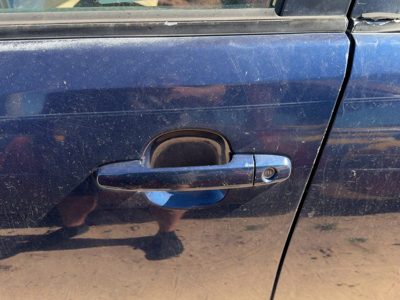 03-08 Matrix Xr Driver Left Front Outside Door Handle Oem Indigo Ink Pearl