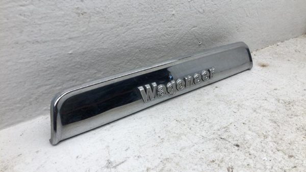 84-91 Jeep Grand Wagoneer License Plate Trim Chrome Panel Oem Tail Gate Finish — photo 3