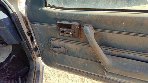 1985 Pontiac Sunbird Passenger Right Front Door Trim Panel Manual Windows Blue — photo 5