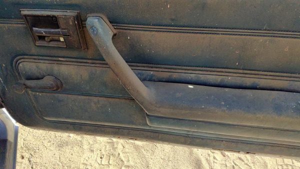 1985 Pontiac Sunbird Passenger Right Front Door Trim Panel Manual Windows Blue — photo 6