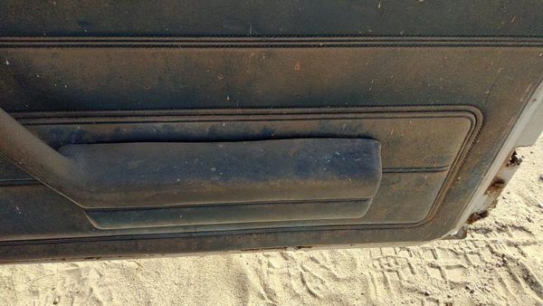 1985 Pontiac Sunbird Passenger Right Front Door Trim Panel Manual Windows Blue — photo 7