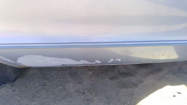 91-92 Chevy Caprice Passenger Right Rear Moulding From Door Back Trim Strip Blue — photo 7