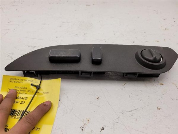2009 Acadia Misc. Electrical Switch LH Driver Left Power Seat OEM Control With — photo 2