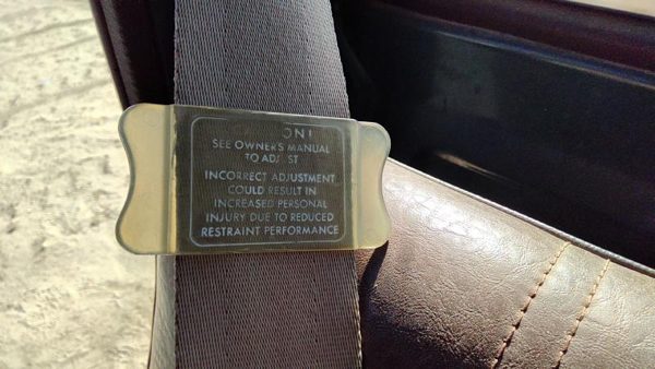 1976 Silverado C10 Passenger Right Front Seat Belt Retractor Oem Shoulder Brown — photo 6