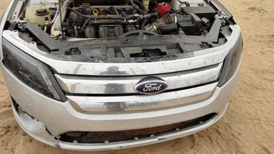 2010-2012 Ford Fusion Front Grille Assembly Oem Silver Ux Ae5z8a284ac