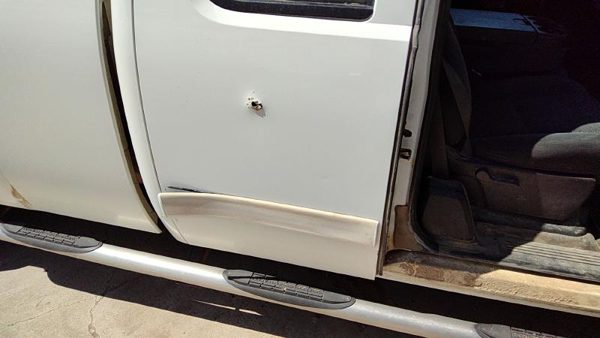 2008 Chevy Silverado 2500 Rear Door RH White 50U Hole — photo 1