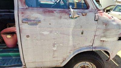 1971 Chevy Van 20 Series Front Door RH White