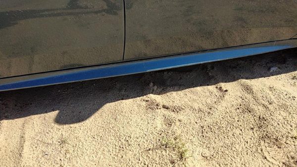 04-08 Grand Prix Passenger Right Lower Rocker Panel Moulding Side Stealth Gray — photo 3