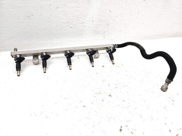 2012-2014 Vw Passat Complete Fuel Rail With Injectors Set Loaded Oem 2.5L — photo 4