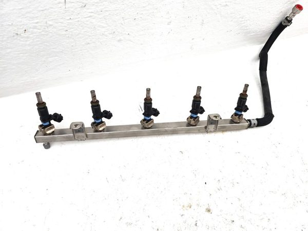 2012-2014 Vw Passat Complete Fuel Rail With Injectors Set Loaded Oem 2.5L — photo 7