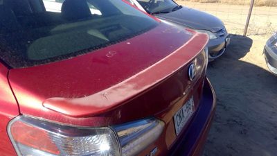 2010-2012 Lexus Hs250h Hybrid Rear Spoiler Back Wing Oem Red 3R1 7609175020C0