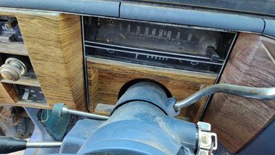 1984 Cadillac Deville Dash Panel Blue