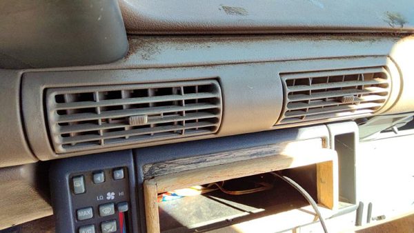1990-1993 Grand Prix Center Heater Ac Vent Assembly Oem Dash Panel Tan 2 Door — photo 3