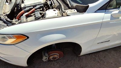 2013-2016 Ford Fusion Driver Left Front Fender Oem White Yz Ds7Z16006A