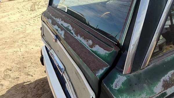 1984-1991 Jeep Grand Wagoneer Tail Gate Rear Drop Gate Oem Green 55018793 — photo 2