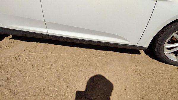 12-18 Focus Passenger Right Lower Rocker Panel Moulding Side Skirt Oem White Yz — photo 2
