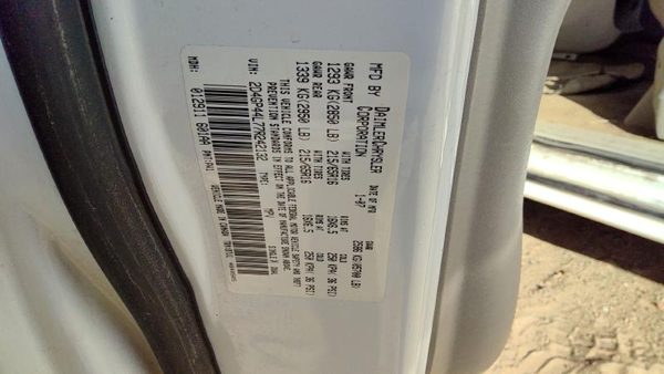 2007 Dodge Caravan Crossmember/cradle/undercarria 3.8L — photo 4