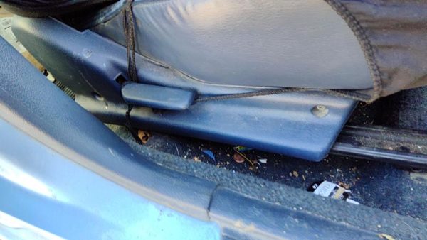1988-1989 Honda Civic Passenger Right Side Seat Trim Panel Oem Blue Sedan — photo 1
