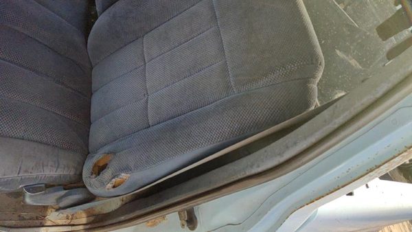 83-86 Ford Ranger Driver Left Front Seat Belt Retractor Oem Shoulder Blue — photo 1