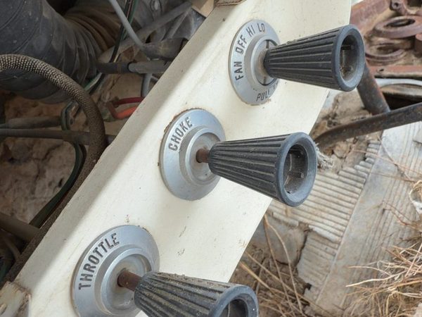 1967-1972 Ford F350 Choke Knob with Cable OEM 330 Manual — photo 1