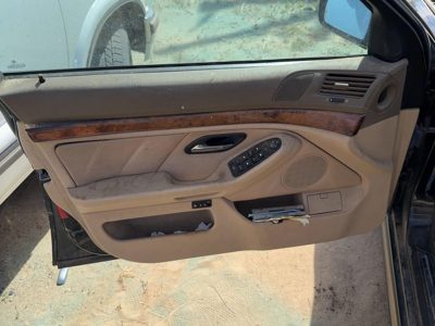 2001 BMW 530i Driver Left Front Door Trim Panel Master Switch Tan 51418212885