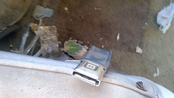 1987-1989 Chevy G20 Van Driver Left Front Seat Belt Buckle Receiver Oem Blue — photo 5