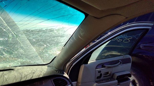 98-11 Lincoln Town Car Passenger Right A Pillar Trim Windshield Post Panel Gray — photo 3