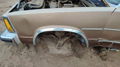 1978-1987 Chevy Malibu Driver Left Front Fender Oem Tan 4 Door 14016340