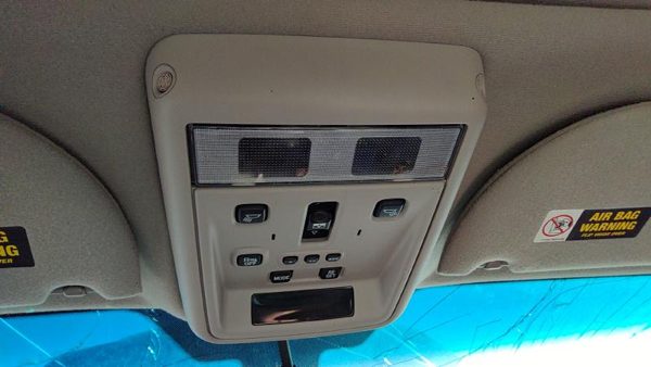 2003 Lincoln Town Car Center Overhead Console Oem Dome Light Sun Roof Gray — photo 1