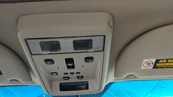 2003 Lincoln Town Car Center Overhead Console Oem Dome Light Sun Roof Gray — photo 3