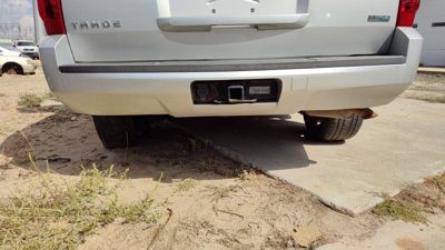2007-2014 Chevy Tahoe Rear Bumper Cover Assembly Oem Back Silver U726s 20951794