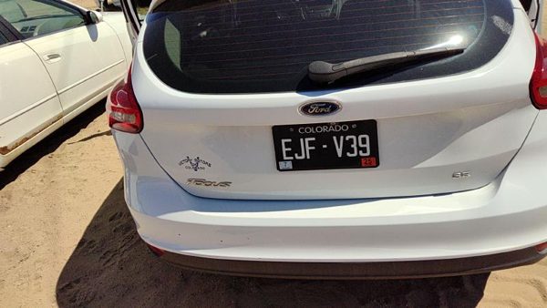 2018 Ford Focus Trunk/decklid/hatch/tailgate White Yz — photo 3