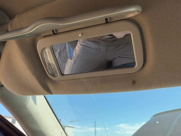 2004-2005 Dodge Durango Driver Left Sun Visor Oem Gray Hjj1 0Zc351D1Ab — photo 3