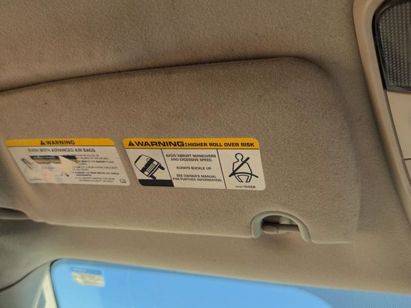 2004-2005 Dodge Durango Driver Left Sun Visor Oem Gray Hjj1 0Zc351D1Ab — photo 1